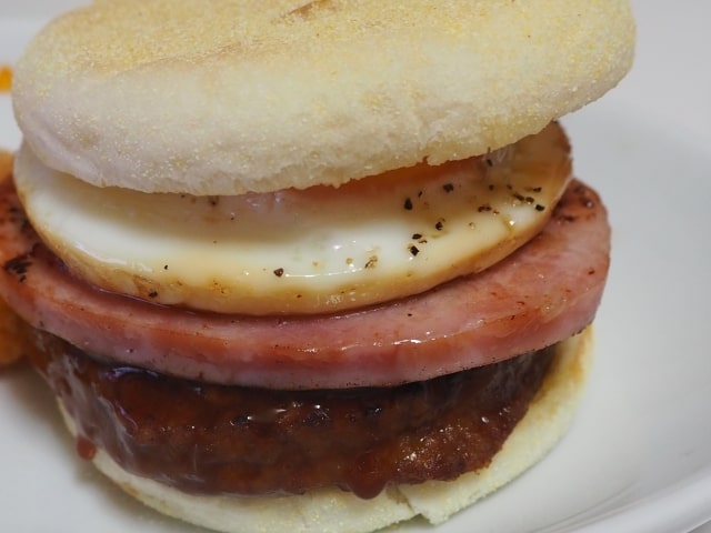 ハンバーガー（マフィン）